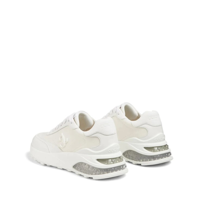 Shop Jimmy Choo Memphis Lace Up Sneakers In White