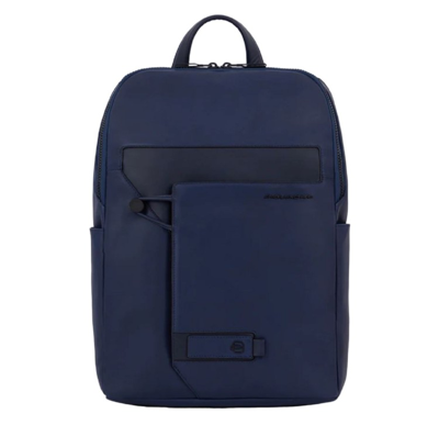 Shop Piquadro Blue Expandable Backpack