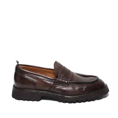 Shop Green George Soft Brown Vegetable Tanned Leather Moccasin