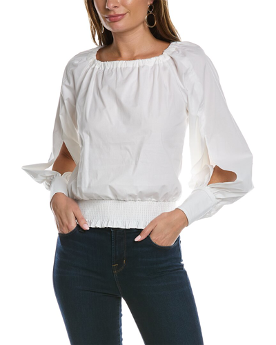 Shop Ramy Brook Liv Top In Ivory