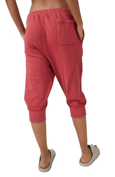 Shop Fp Movement Best Of Crop Joggers In Amaranth