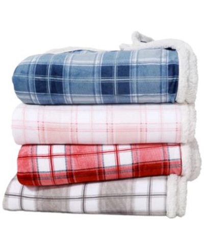 Shop Berkshire Closeout  Holiday Collection Velvety Blankets In Neutral