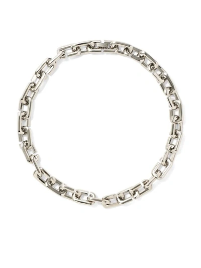 Shop Marc Jacobs J Marc Chain-link Necklace In Silver