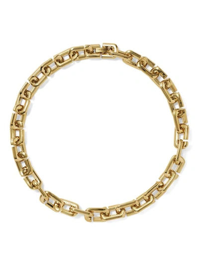 Shop Marc Jacobs J Marc Chain-link Necklace In Gold