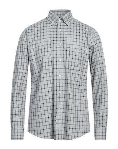 Mirto Man Shirt Light Grey Size S Cotton In Grey