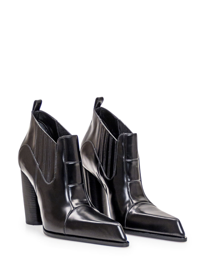 Shop Off-white Ankle Boot Moon In Black Black