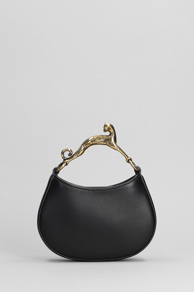 Shop Lanvin Hobo Hand Bag In Black Leather