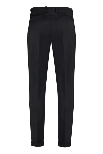 Shop Rrd - Roberto Ricci Design Terzilio Chino Pants In Wool Blend In Black