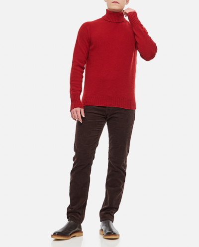 Shop Drumohr High Neck Wool Sweater In Red
