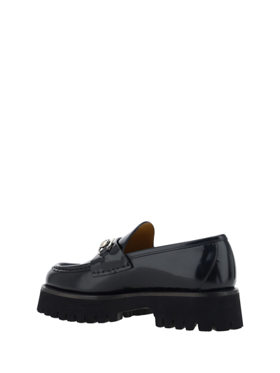 Shop Gucci Loafers In Nero