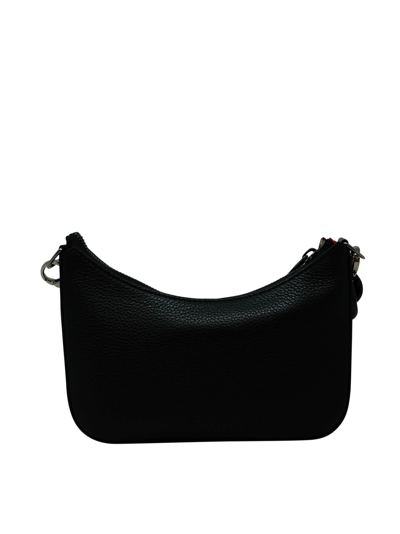 Shop Christian Louboutin Black Leather Loubila Chain Minibag