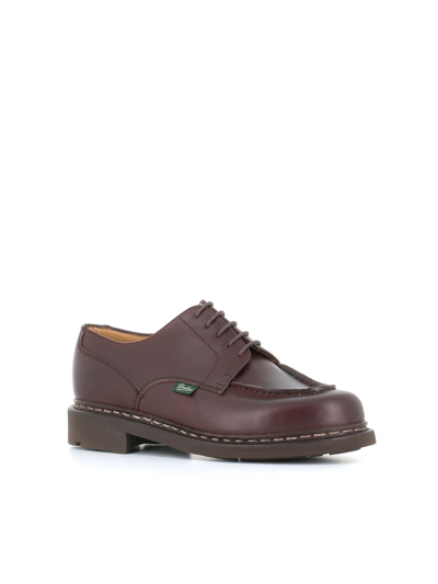 Shop Paraboot Derby Chambord In Coffee