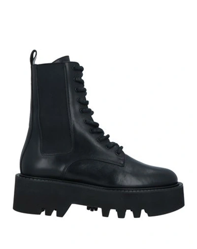 Shop Atp Atelier Woman Ankle Boots Black Size 7 Cowhide