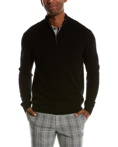 Shop Magaschoni Tipped Cashmere Pullover In Black