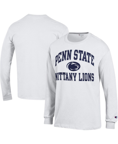 Shop Champion Men's  White Penn State Nittany Lions High Motor Long Sleeve T-shirt