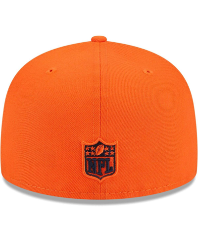 New Era Men's  Orange Denver Broncos Main 59fifty Fitted Hat In Orange