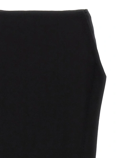 Shop Alberta Ferretti Long Skirt In Black