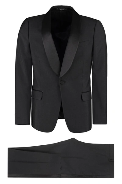 Shop Gucci Wool And Mohair Two Piece Suit In Black
