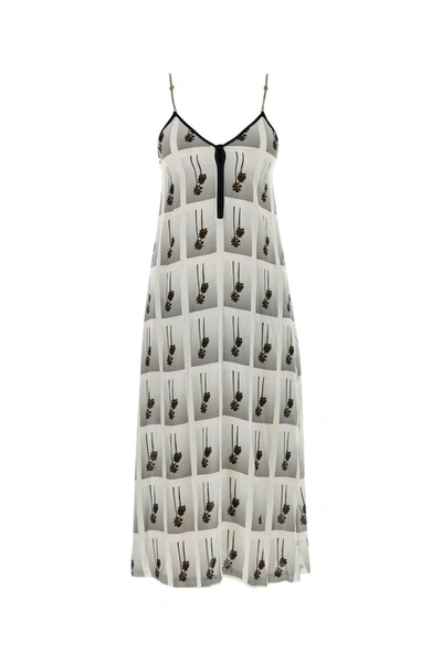 Palm Angels Printed Viscose Dress In Printed