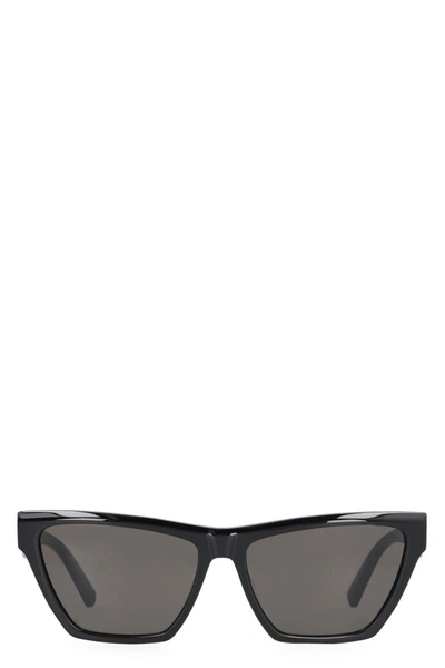 Shop Saint Laurent Sl M103 Cat-eye Sunglasses In Black