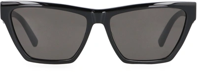 Shop Saint Laurent Sl M103 Cat-eye Sunglasses In Black
