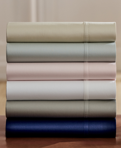 Ralph Lauren Spencer 475 Thread Count Cotton Sateen 4-pc. Sheet Set, Queen In Soft Grey