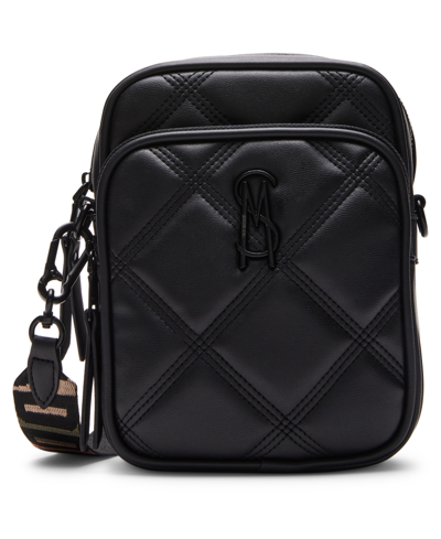 Shop Steve Madden Drakee Quilted Small Crossbody In Black