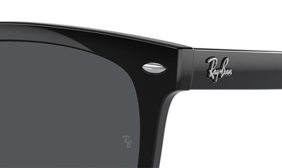 Shop Ray Ban Ray-ban 57mm Square Sunglasses In Dark Grey