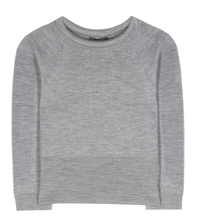 Alexander Mcqueen Wool Sweater In Grey