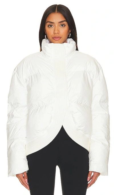 Shop Toast Society Annika Puffer Jacket In Ivory