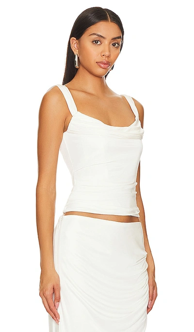 Retroféte Lowis Top In White
