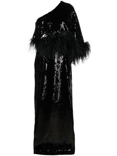 Shop 16arlington Black Alder Sequin-embellished Gown
