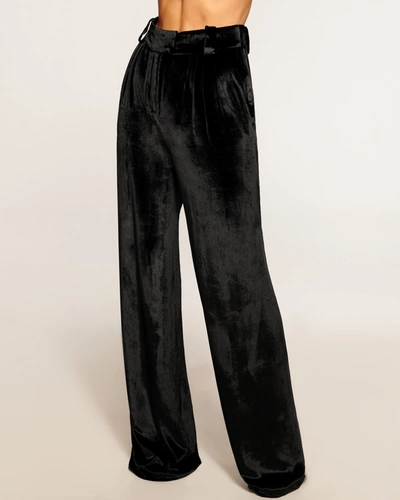 Shop Ramy Brook Marceline Velvet Pant In Black