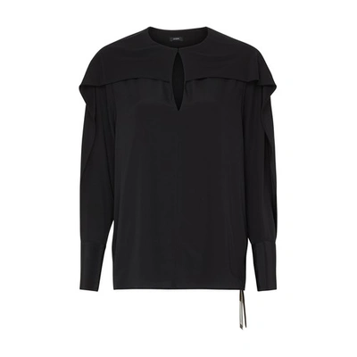 Shop Joseph Balard Silk Shirt In Black