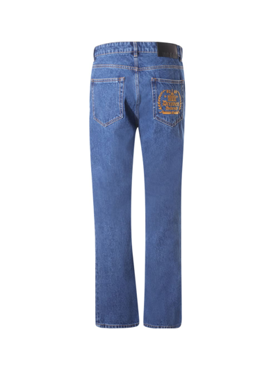 Shop Msgm Jeans  In Blu