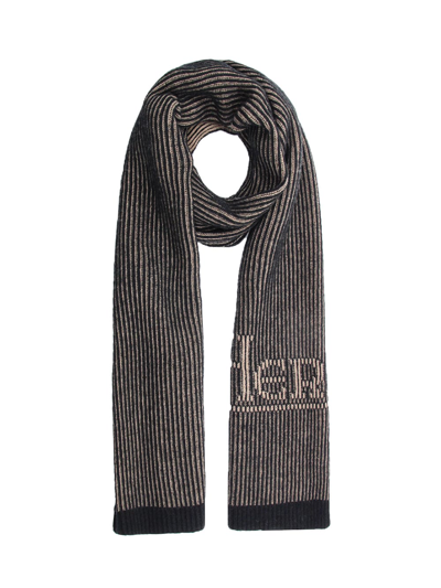 Shop Herno Scarf In Nero