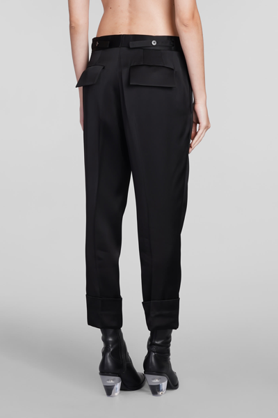 Shop Sapio N7 Pants In Black Viscose