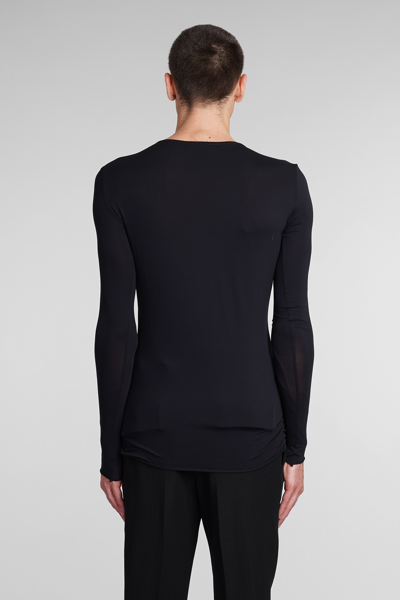 Shop Sapio N22 Knitwear In Black Polyamide