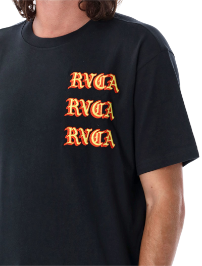 Shop Rvca Del Toro T-shirt In Black