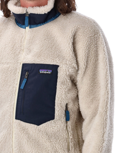 Shop Patagonia Classic Retro-x® Fleece Jacket In Natural