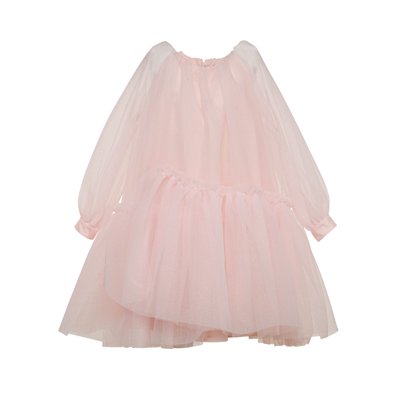 Shop Simonetta Long Sleeve Dress In Pink