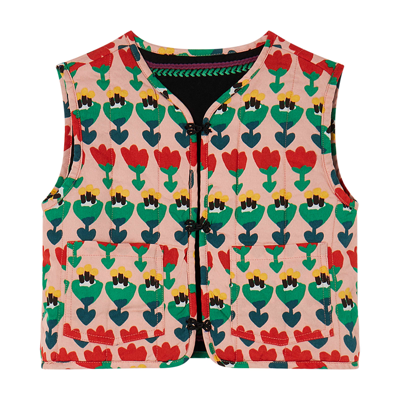 Shop Stella Mccartney Waistcoat With Embroidery In Gray