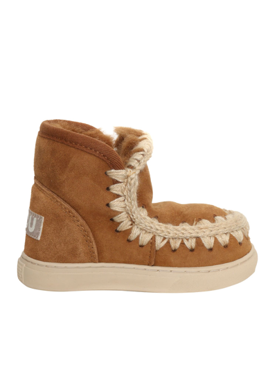 Shop Mou Eskimo Sneakers In Brown