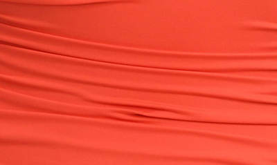 La Blanca Island Goddess Mio High Neck One-piece Swimsuit In Paprika