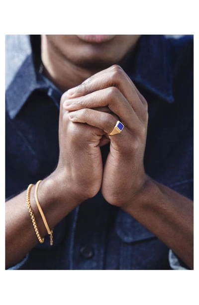 Monica Vinader Round Link Chain Bracelet In Gold Vermeil