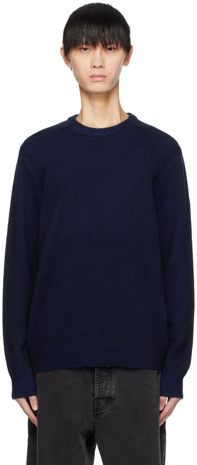 Shop Theory Navy Hilles Sweater In Baltic/sapphire Blue