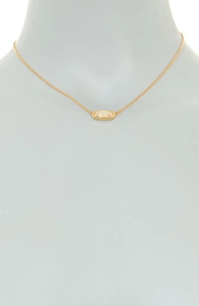 Shop Kendra Scott Elisa Birthstone Pendant Necklace In Gold Yellow