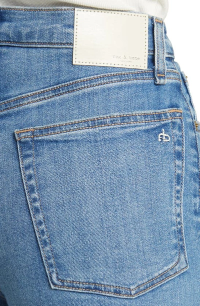 Rag & Bone Sofie Raw Hem High Waist Crop Wide Leg Jeans In Monterosso