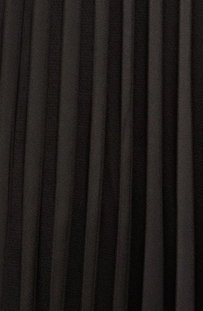 Shop Sam Edelman Sleeveless Satin Midi Dress In Black