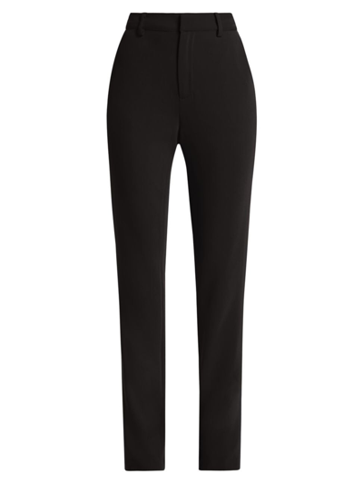 Shop Cinq À Sept Women's Kerry Crepe Straight-leg Pants In Black